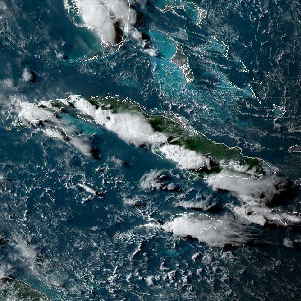 météo tropicale : Image satellite .