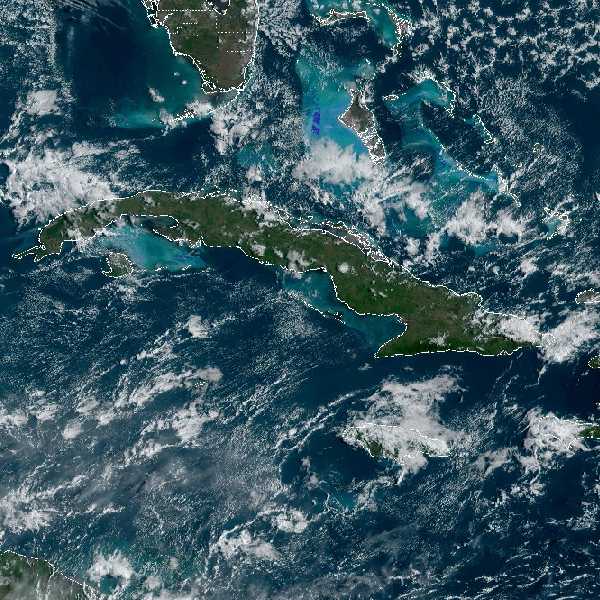 météo tropicale : Image satellite .