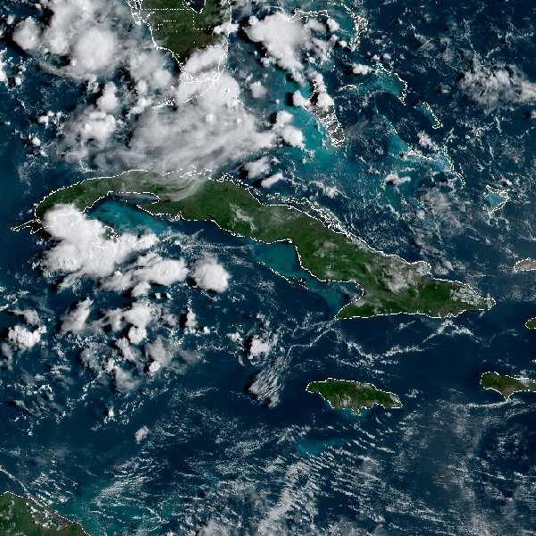 météo tropicale : Image satellite .