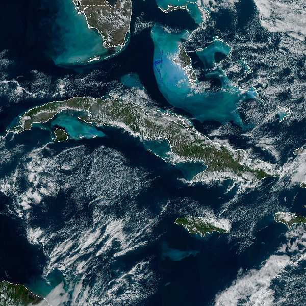 météo tropicale : Image satellite .