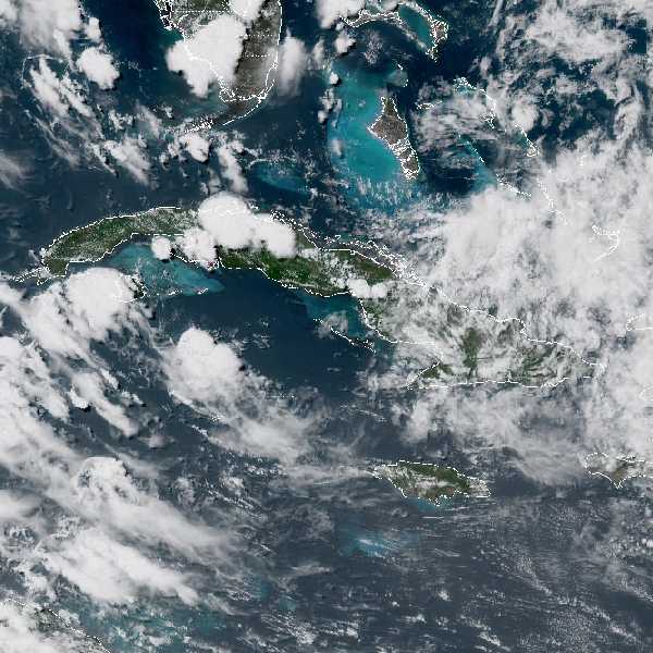 météo tropicale : Image satellite .