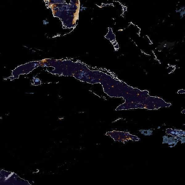 météo tropicale : Image satellite .