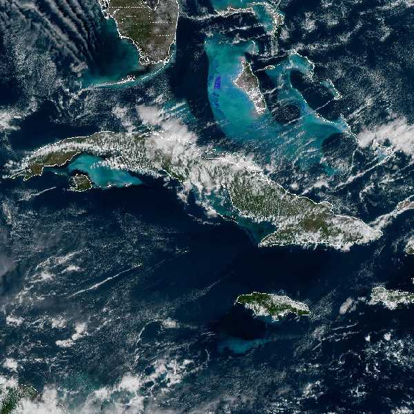 météo tropicale : Image satellite .