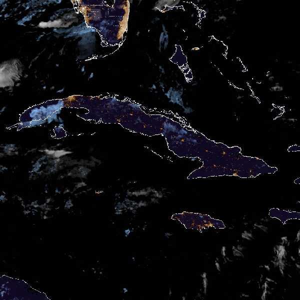météo tropicale : Image satellite .