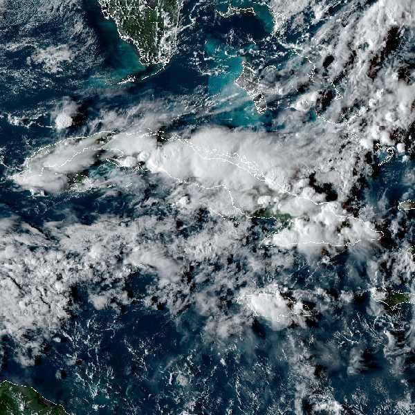 météo tropicale : Image satellite .