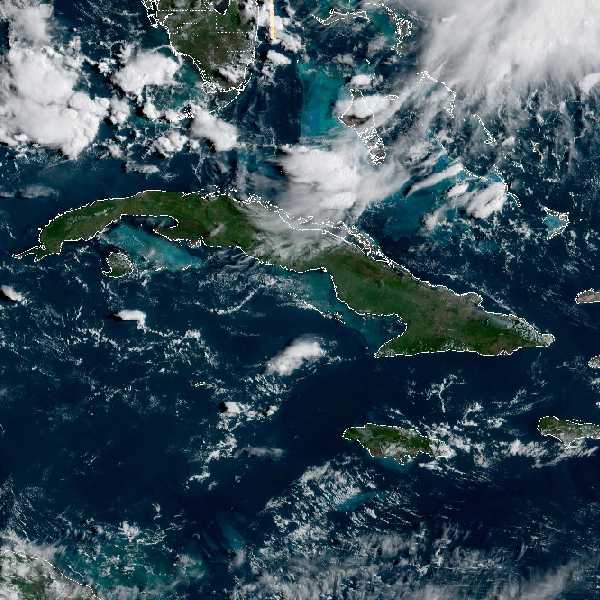 météo tropicale : Image satellite .