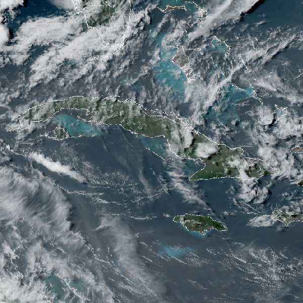 météo tropicale : Image satellite .