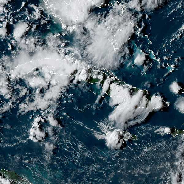 météo tropicale : Image satellite .