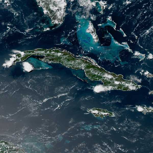 météo tropicale : Image satellite .
