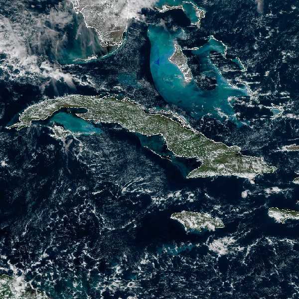 météo tropicale : Image satellite .