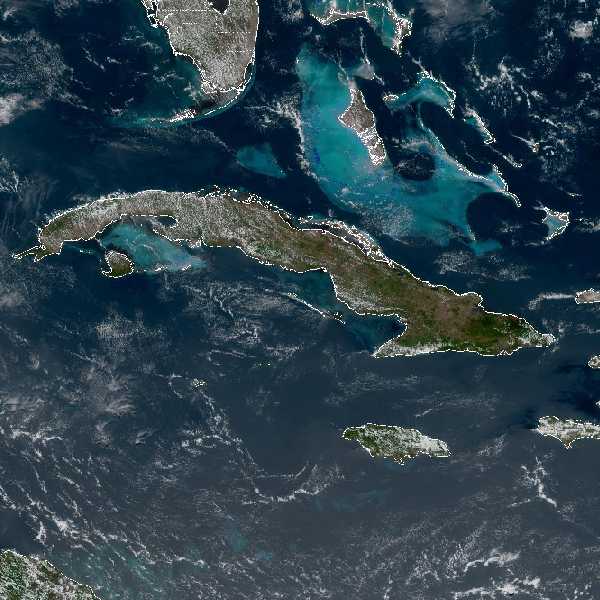 météo tropicale : Image satellite .