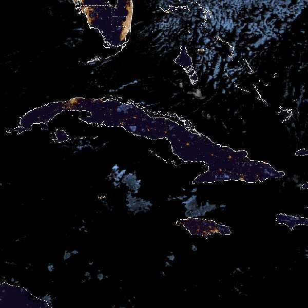 météo tropicale : Image satellite .
