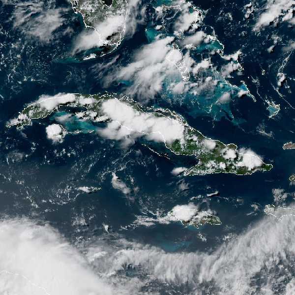 météo tropicale : Image satellite .