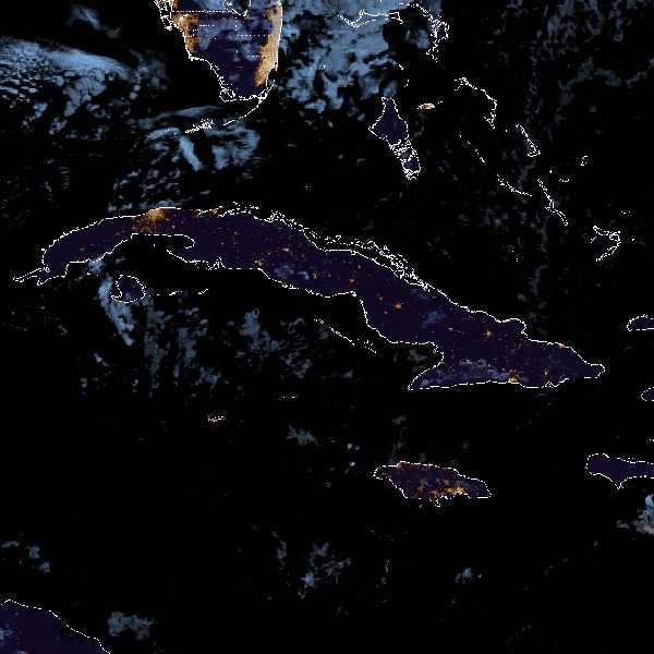 météo tropicale : Image satellite .