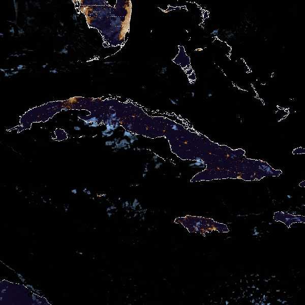 météo tropicale : Image satellite .