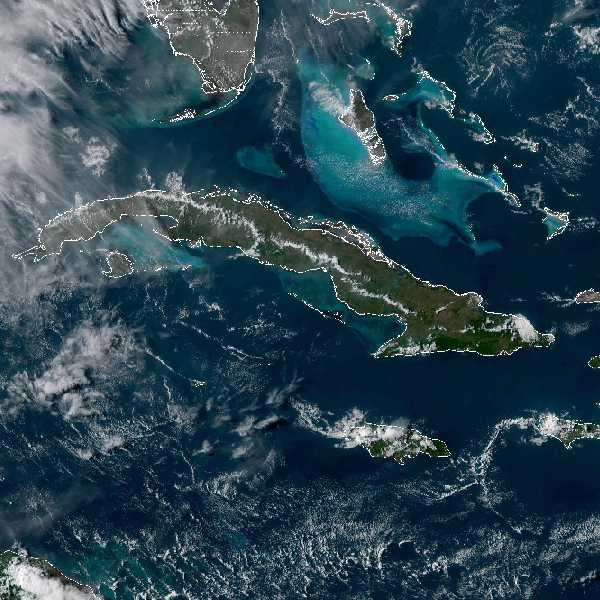 météo tropicale : Image satellite .