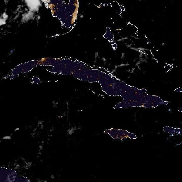 météo tropicale : Image satellite .