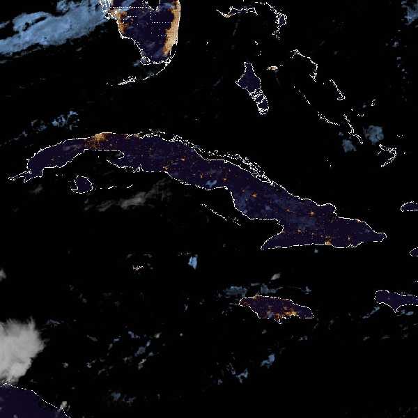 météo tropicale : Image satellite .