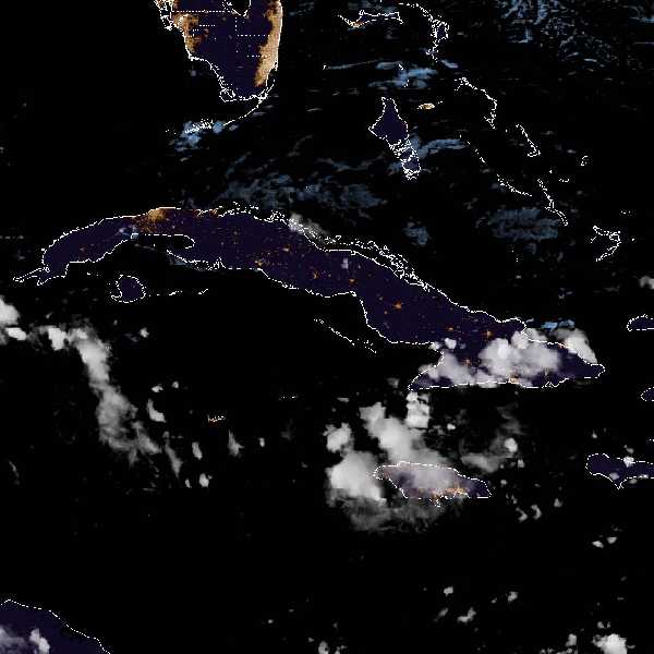 météo tropicale : Image satellite .