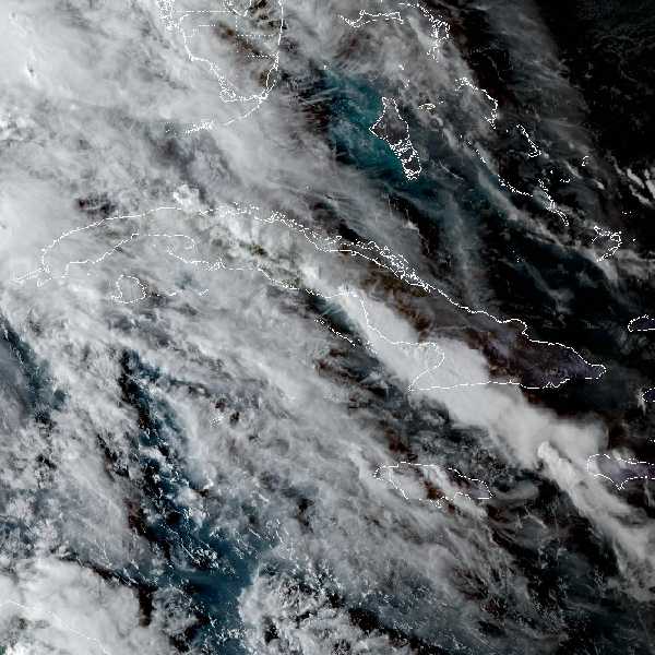 météo tropicale : Image satellite .