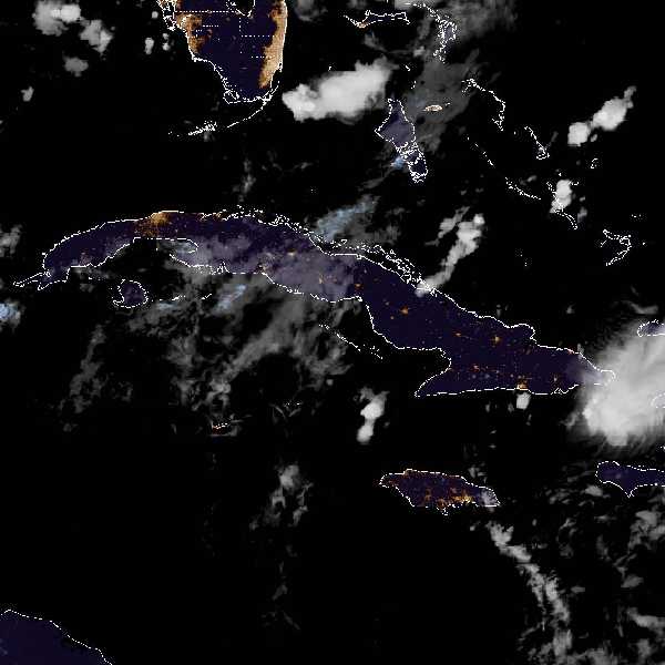 météo tropicale : Image satellite .