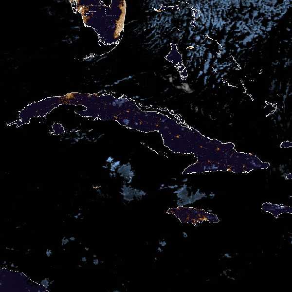 météo tropicale : Image satellite .
