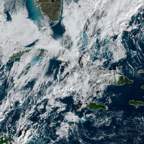 météo tropicale : Image satellite .