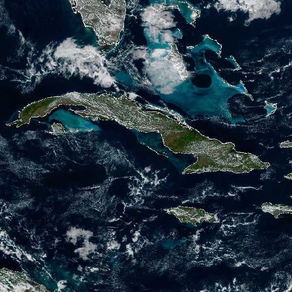 météo tropicale : Image satellite .