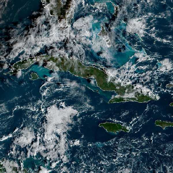 météo tropicale : Image satellite .