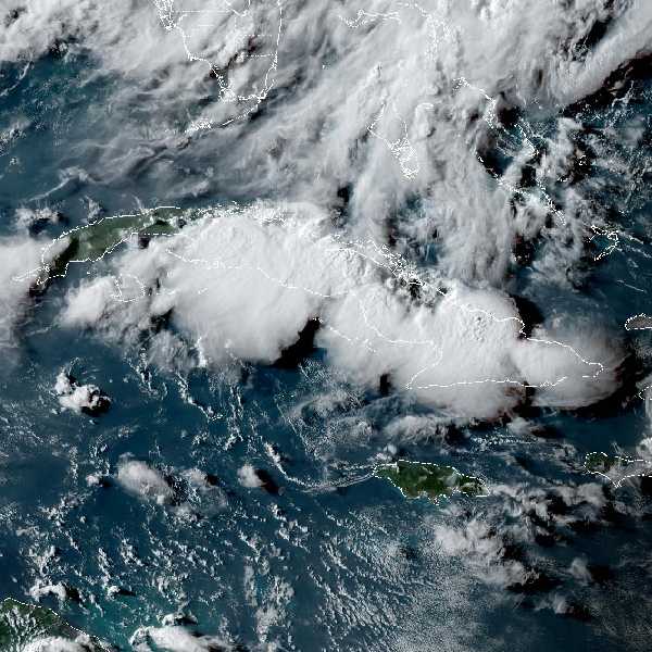 météo tropicale : Image satellite .