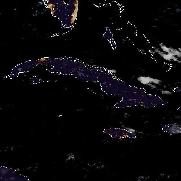 météo tropicale : Image satellite .