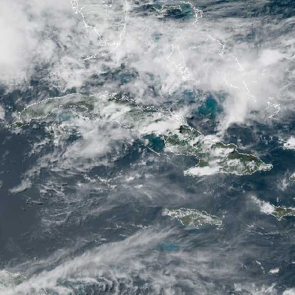 météo tropicale : Image satellite .