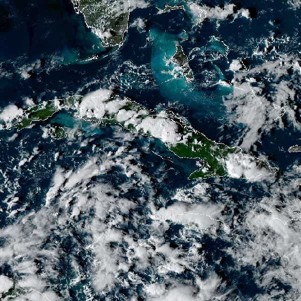 météo tropicale : Image satellite .