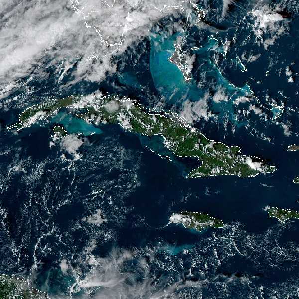 météo tropicale : Image satellite .