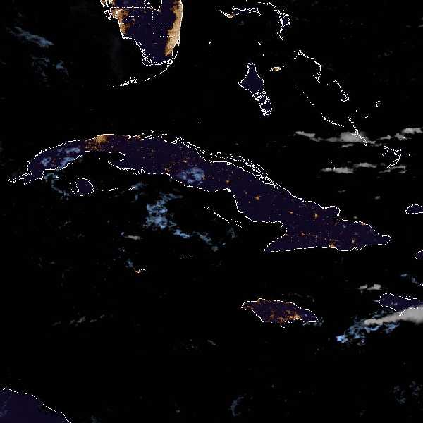 météo tropicale : Image satellite .