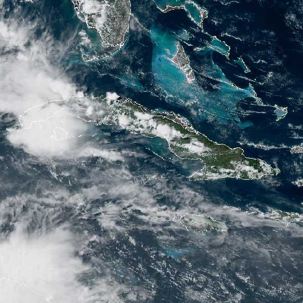 météo tropicale : Image satellite .