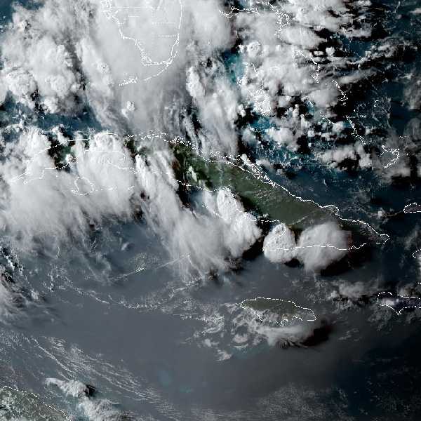 météo tropicale : Image satellite .