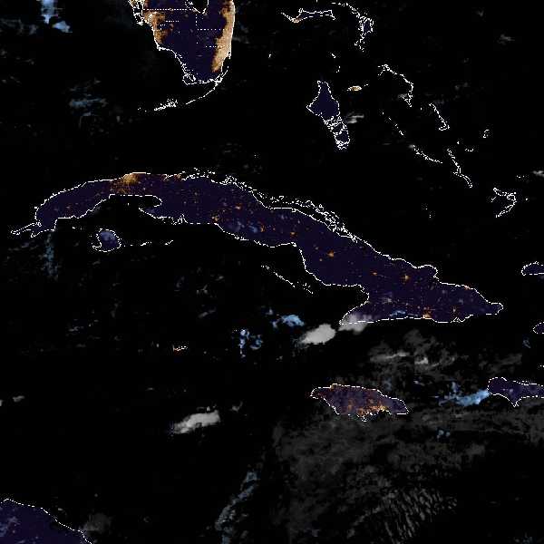 météo tropicale : Image satellite .
