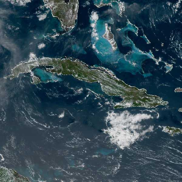 météo tropicale : Image satellite .