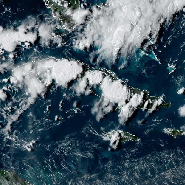 météo tropicale : Image satellite .