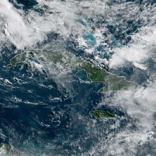 météo tropicale : Image satellite .
