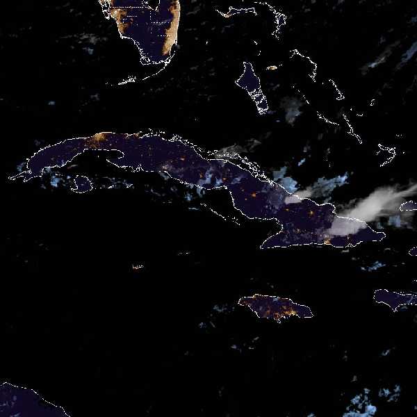 météo tropicale : Image satellite .