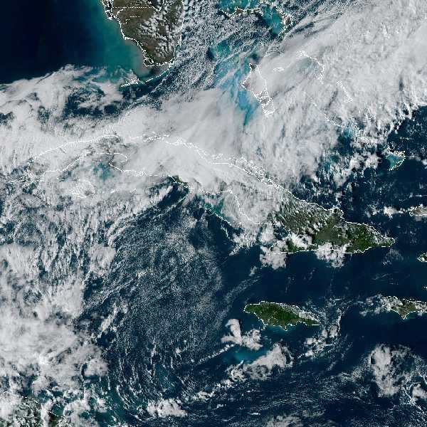 météo tropicale : Image satellite .
