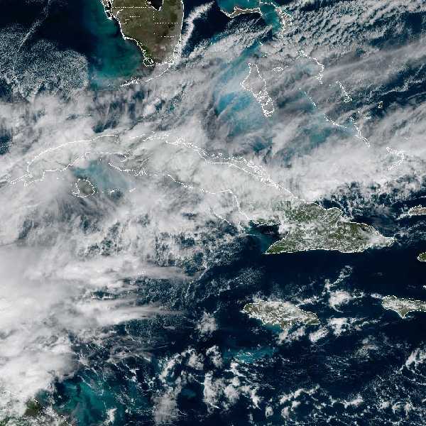 météo tropicale : Image satellite .