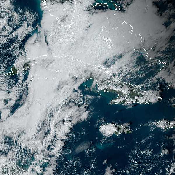 météo tropicale : Image satellite .