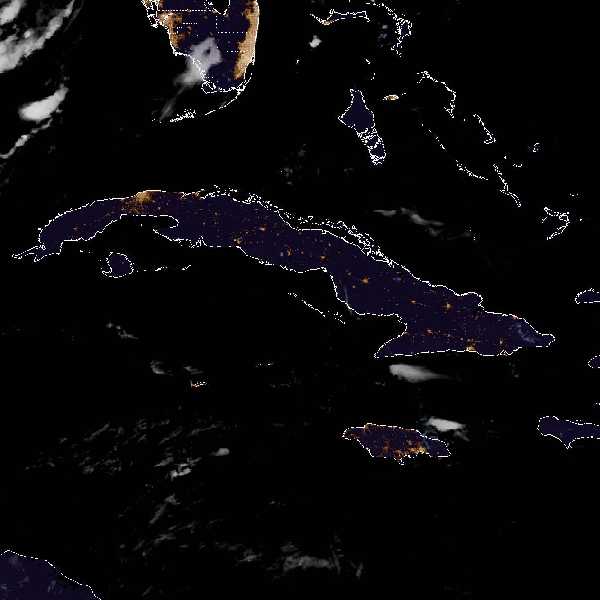 météo tropicale : Image satellite .