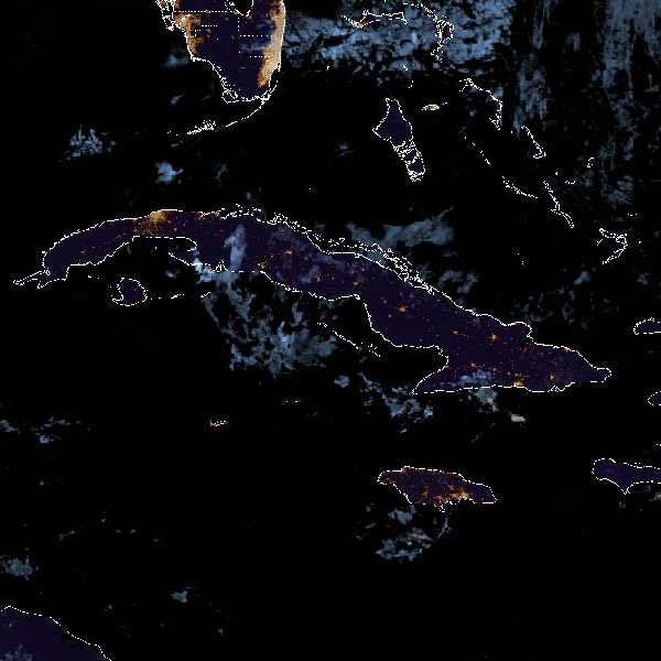 météo tropicale : Image satellite .
