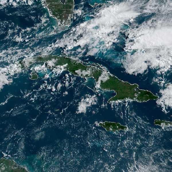 météo tropicale : Image satellite .