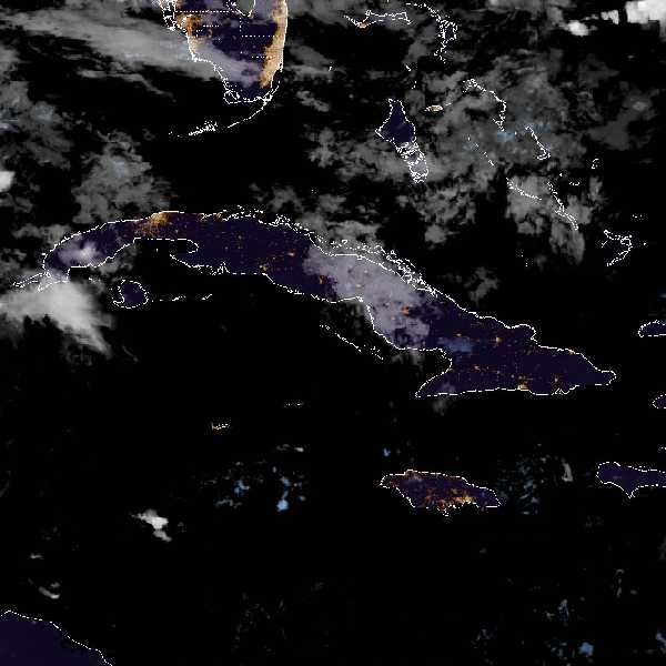 météo tropicale : Image satellite .