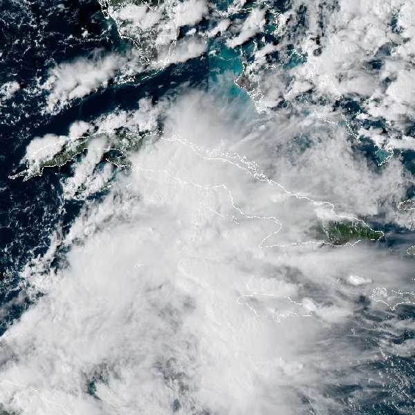 météo tropicale : Image satellite .